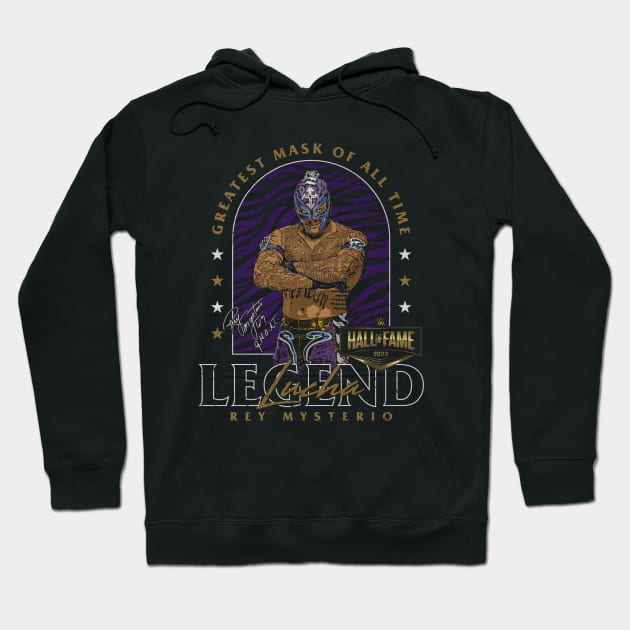 Rey Mysterio HOF Greatest Mask Hoodie by MunMun_Design